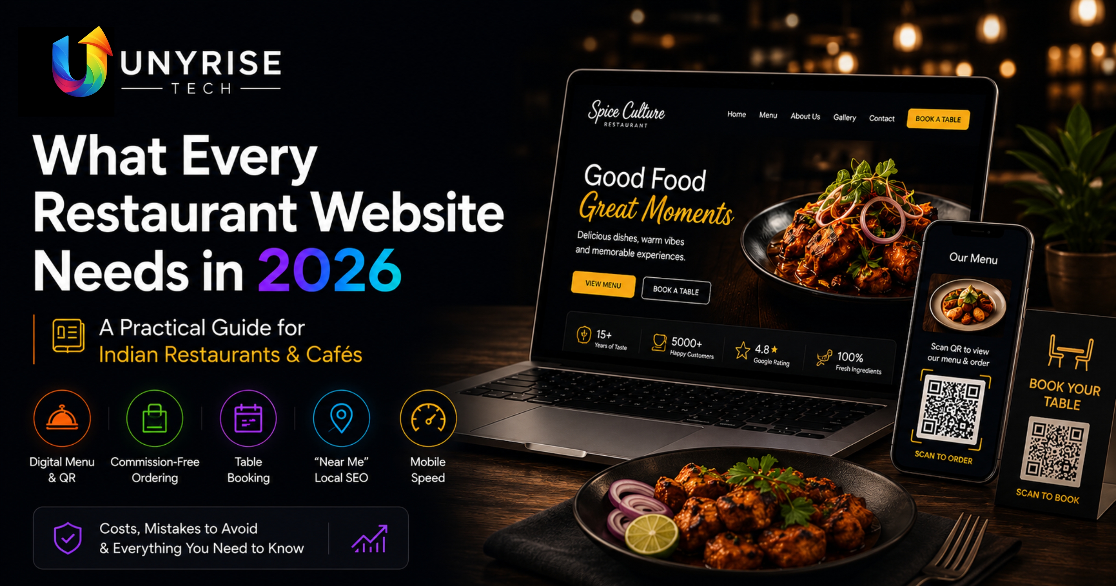 What Every Restaurant Website Needs in 2026 (A Practical Guide for Indian Restaurants & Cafés)